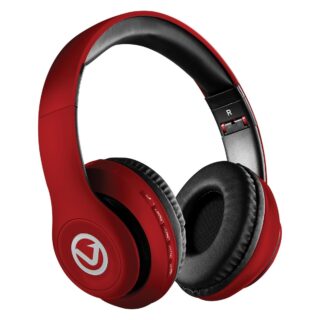 Volkano Impulse Series Wireless Bluetooth Headphones - Red
