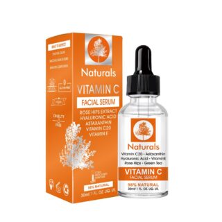 Naturals Vitamin C Facial Serum with Hyaluronic Acid and Vitamin E - 30ml