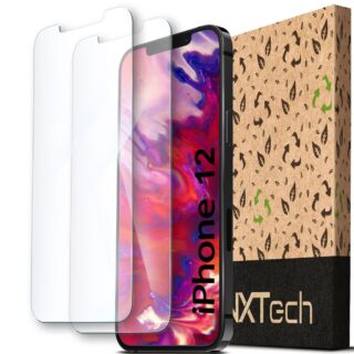 NXTech iPhone 12 Tempered Glass Screen Protector - 2 Pack