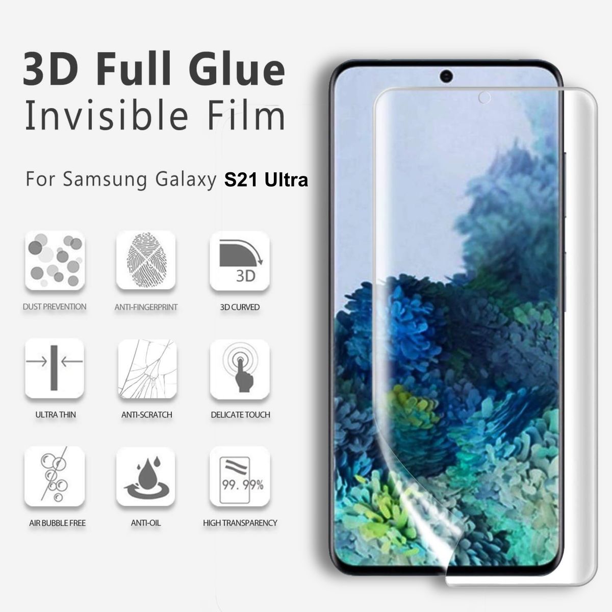 Techcat Galaxy S21 Ultra Screen Protector - TPU - Image 2