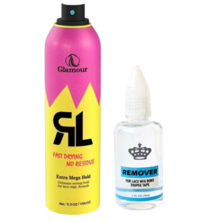 Glamour Extra Hold Freeze Spray & Fast Acting Wig Glue Remover