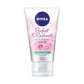 NIVEA Perfect & Radiant Eventone 3-in-1 Cleanser, Face Wash, 150ml