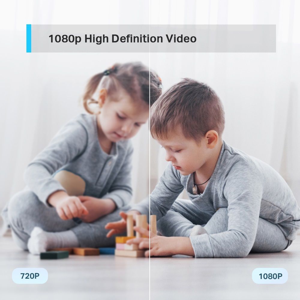 TAPO C200 Pan/Tilt Home Security Wifi Camera, 1080P, Two-Way Audio (2-Pack) - Image 4