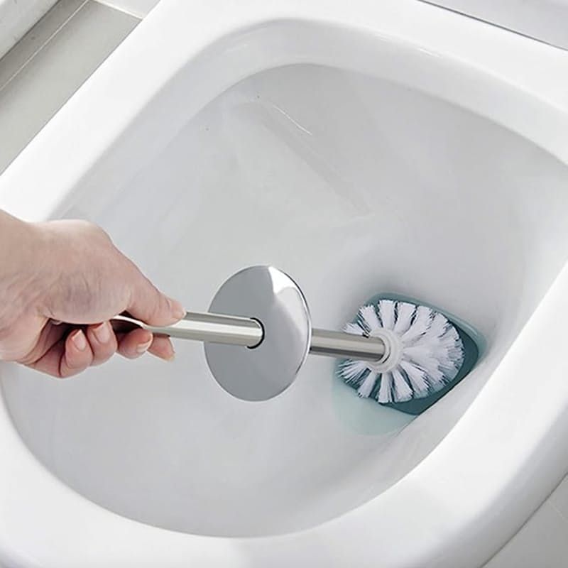 Toilet Brush And Holder Set White - Image 7