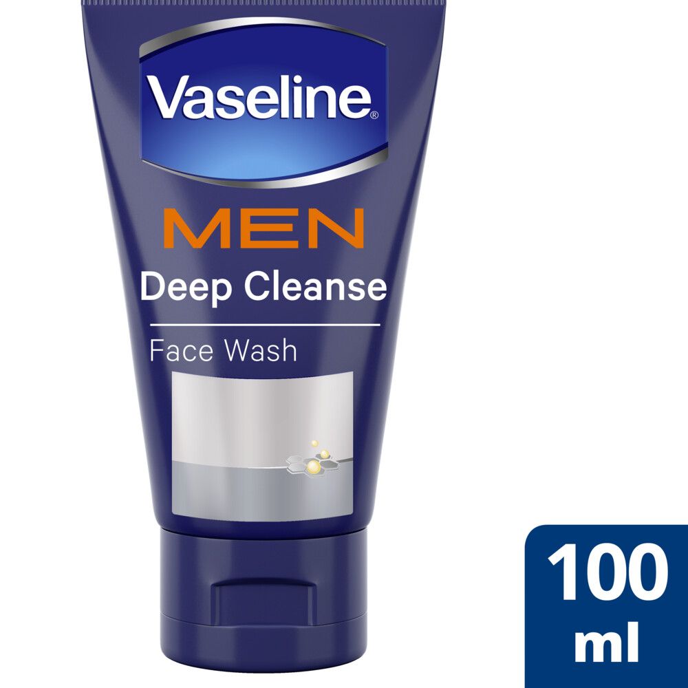 Vaseline Men Deep Cleanse Exfoliating Face Wash 100ml