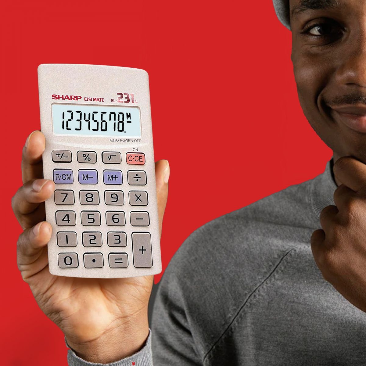 Sharp EL-231LB Pocket Calculator - Image 5