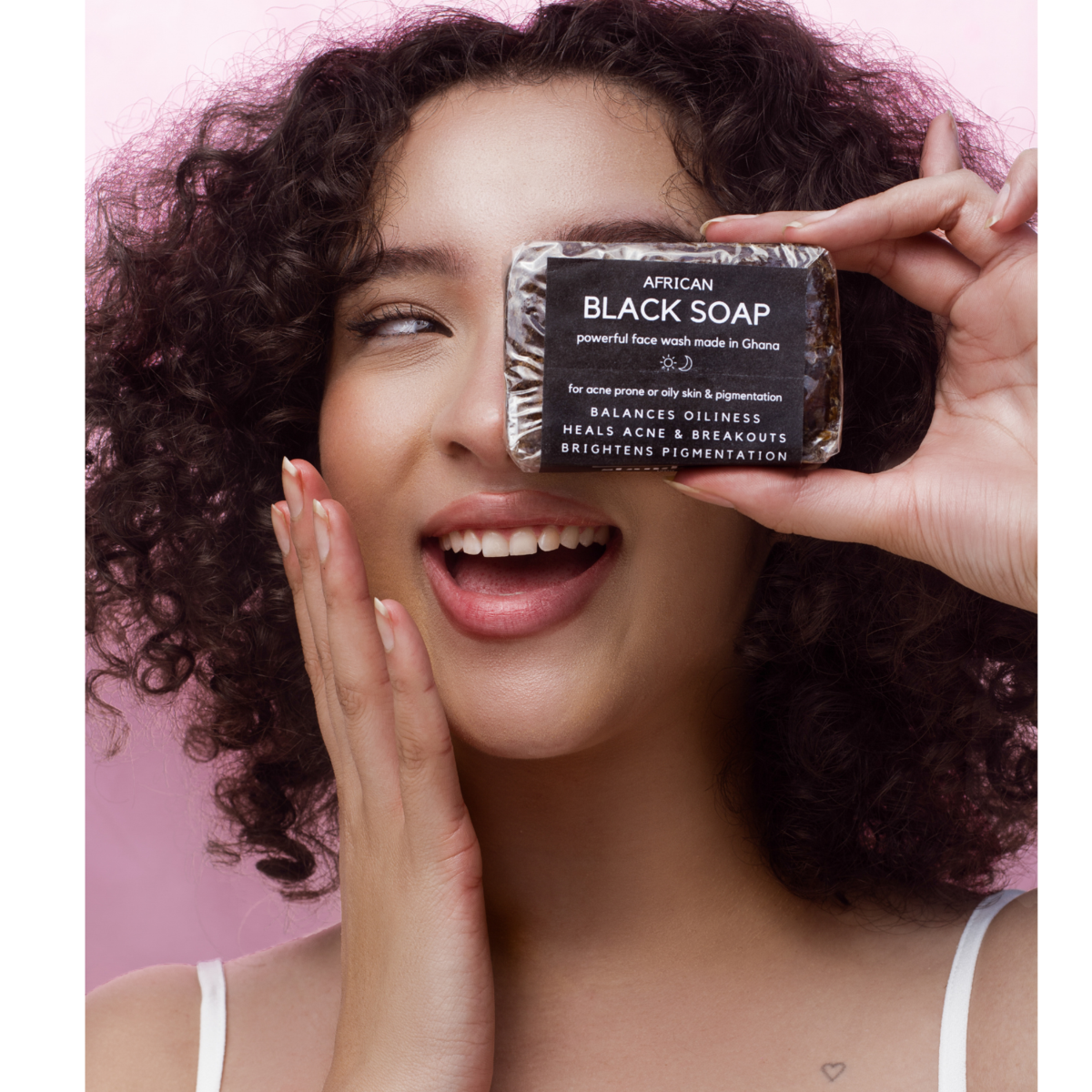 African Black Soap to Clear Up Acne & Dark Spots | standard beauty - Image 2